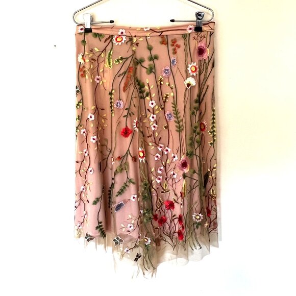 Anthropologie Eva Franco La Fayette Waverly Garden Skirt - Size 10 - Picture 3 of 11